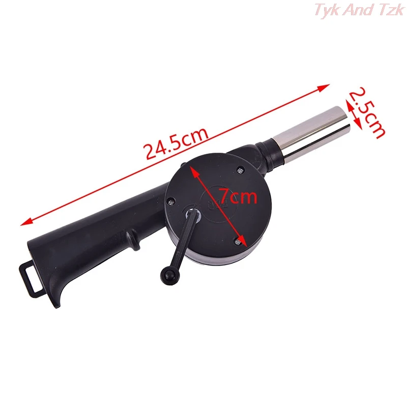 

1PC Outdoor Cooking BBQ Fan Air Blower For Barbecue Fire Bellows Hand Crank Tool For Picnic Camping