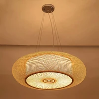 vintage bamboo ceiling lights chinese style hanging ceiling lamp for living room dining room kitchen light fixture e27 hanglamp