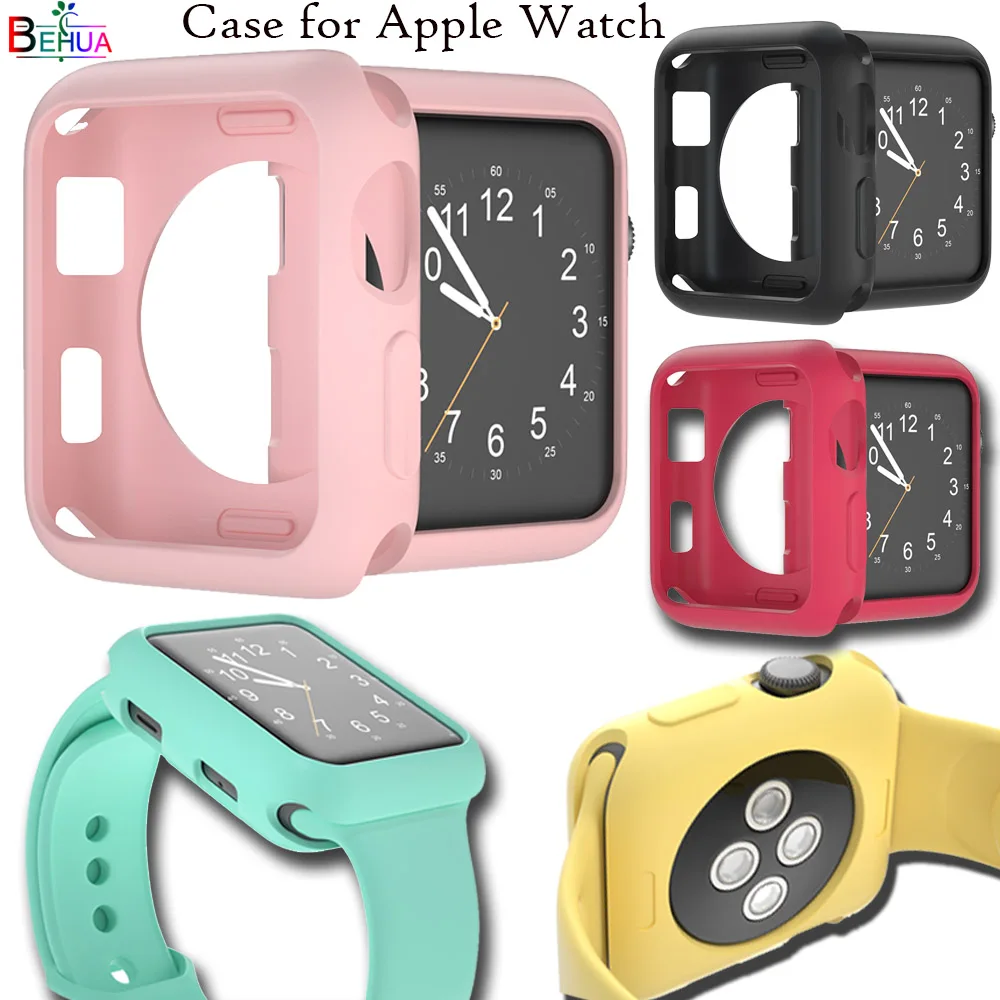 Силиконовый чехол для часов Apple Watch 3 2 1 42 мм 38 | Наручные часы