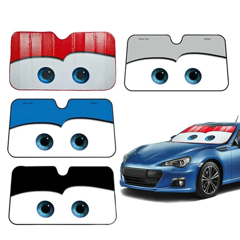 

Car Eyes Heated Windshield Sunshade Car Window Windscreen Cover Sun Shade Auto Sun Visor Car-covers Car Solar Protection 6 Color