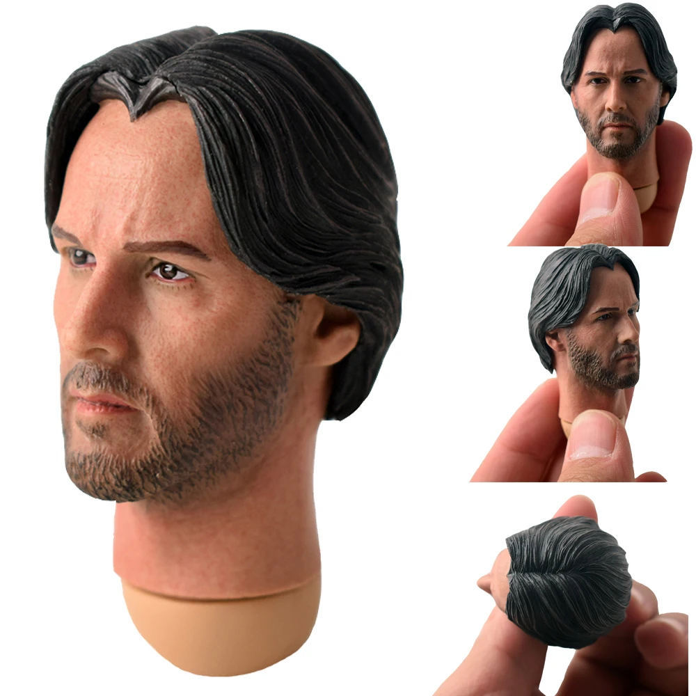 1:6 масштаб ActionFigureAccessories Нормальный/поврежденный Ed 1/6 Keanu Ривз Мужская резьба по