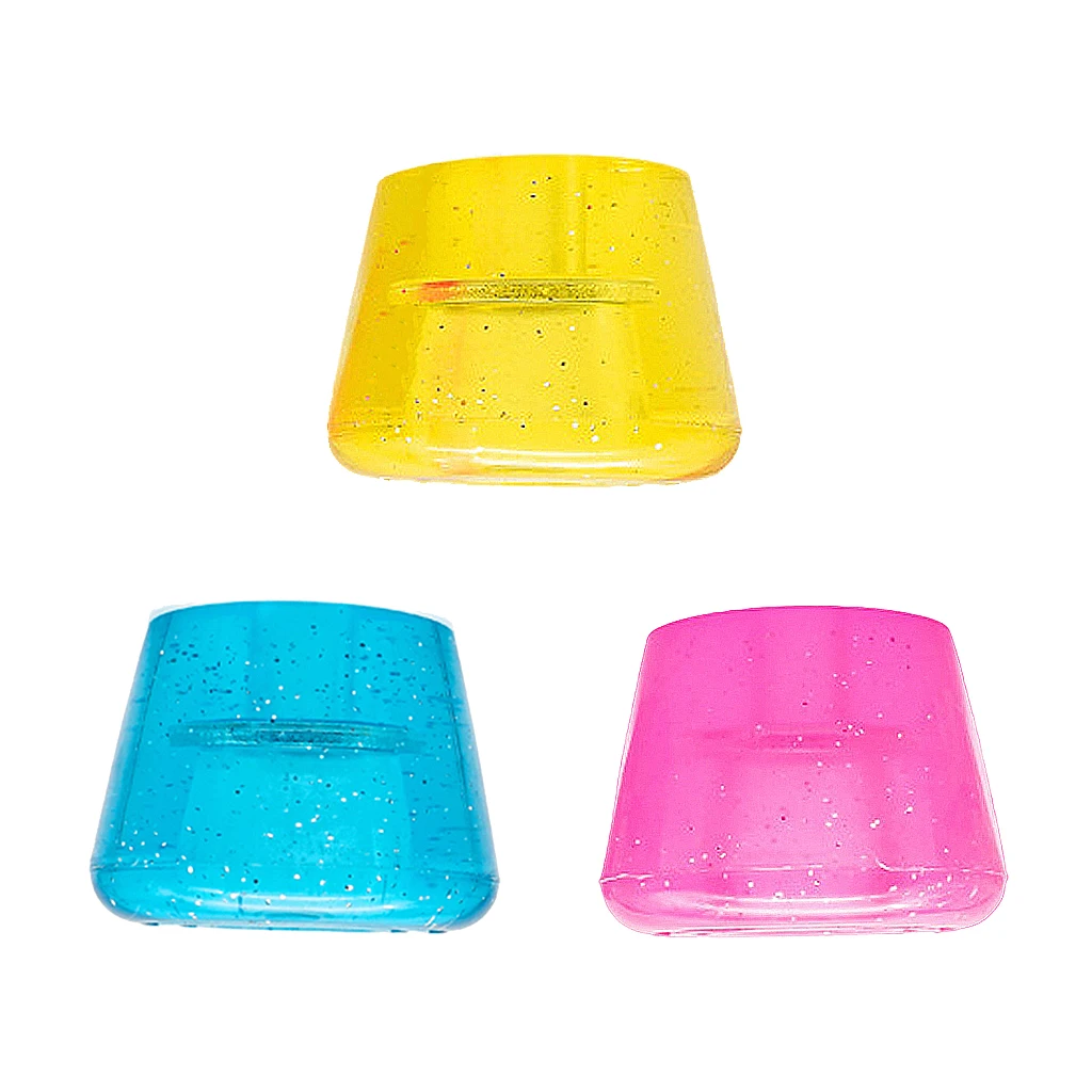 

Durable Roller Skate Stoppers Toe Stop Rubber Skate Braking Plug Pad Replacement for Skating Practice Training