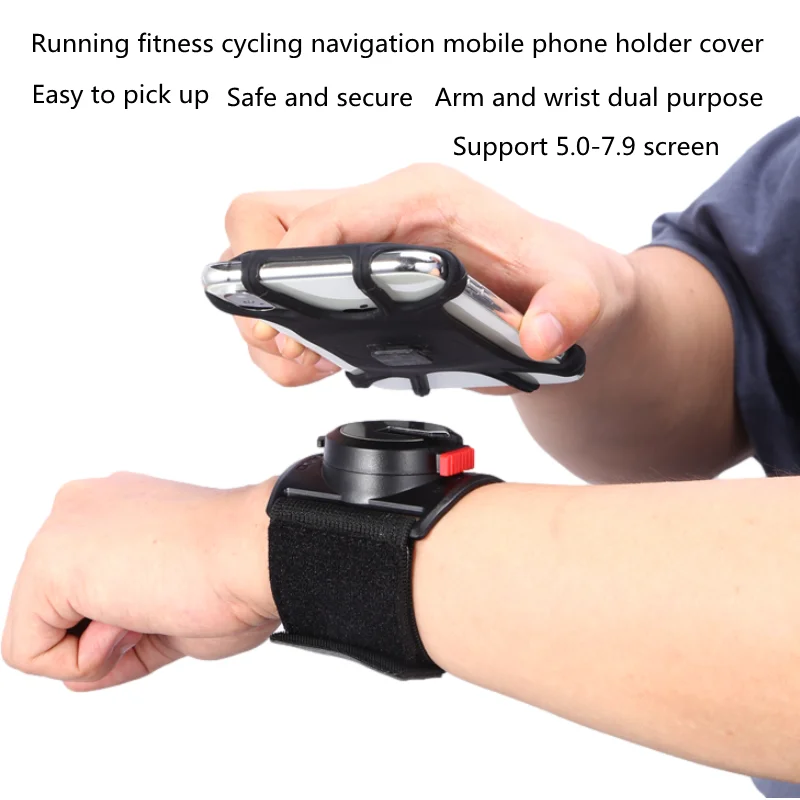 

Running Armbands Mountaineering Riding Navigation Mobile Phone Holder Arm Apple Samsung Fitness Arm Bag Sports Armband Wrist Bag