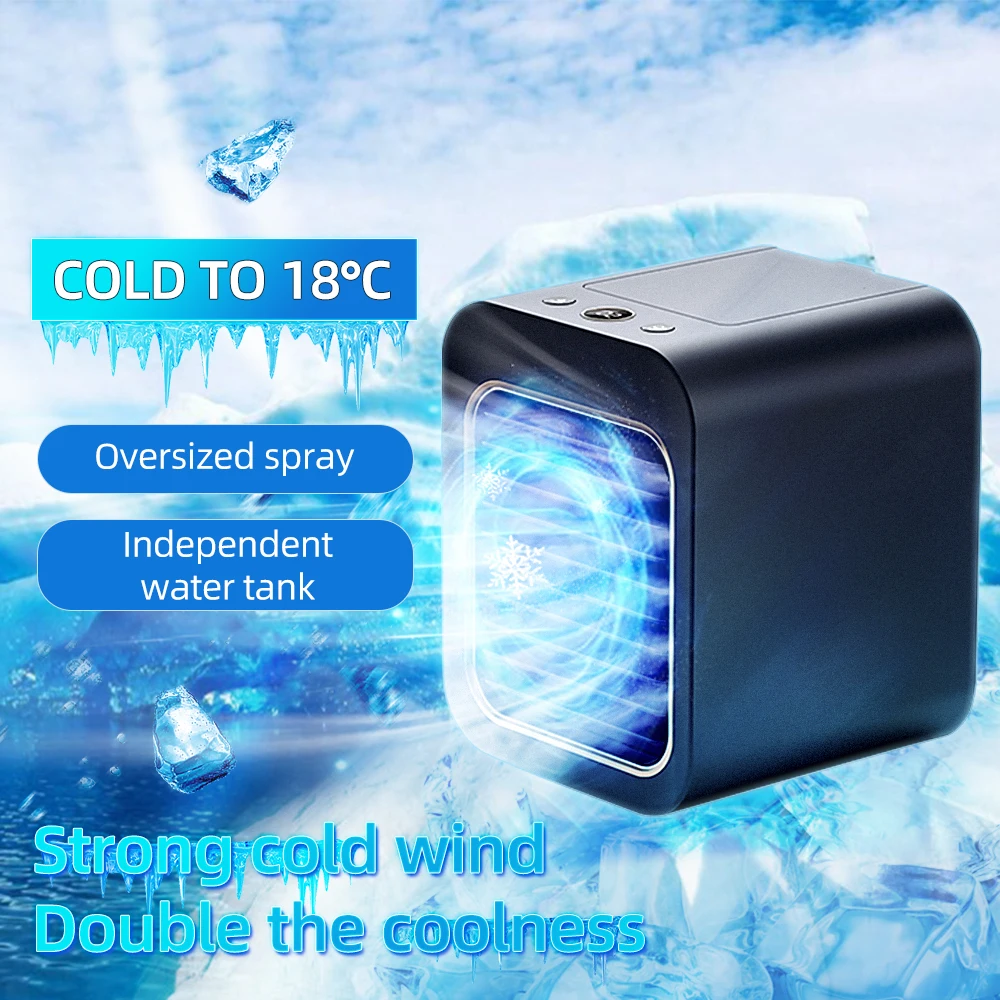 

Mini Air Conditioner Air Cooler Fan USB Portable Air Conditioner Personal Space Air Cooling Refrigeration Fan