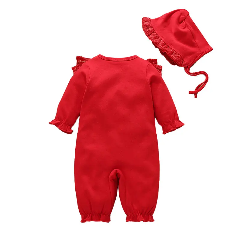 Модная одежда для малышей однотонные комбинезоны девочек Детский комбинезон с