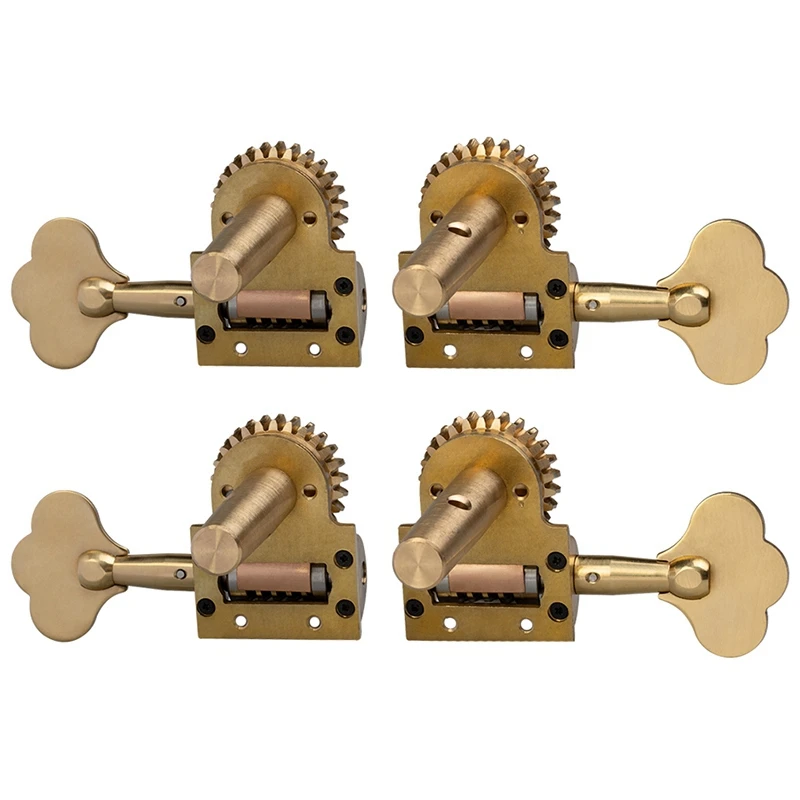 

NAOMI 4Pcs / 1 Set German Style 3/4 4/4 Double Bass Tuners Single Machine Head
