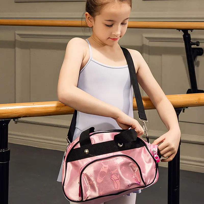 

Pink Ballet Dance Bag For Girls Ballet Accessories Travel Bags Waterproof Women Sports Gym Yoga Dance Gymnastic Bags JL1778