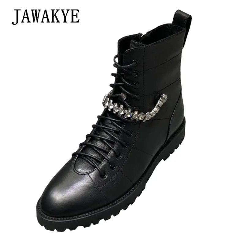 Лидер продаж кристаллические цепи ботинки высокого качества женские шикарные
