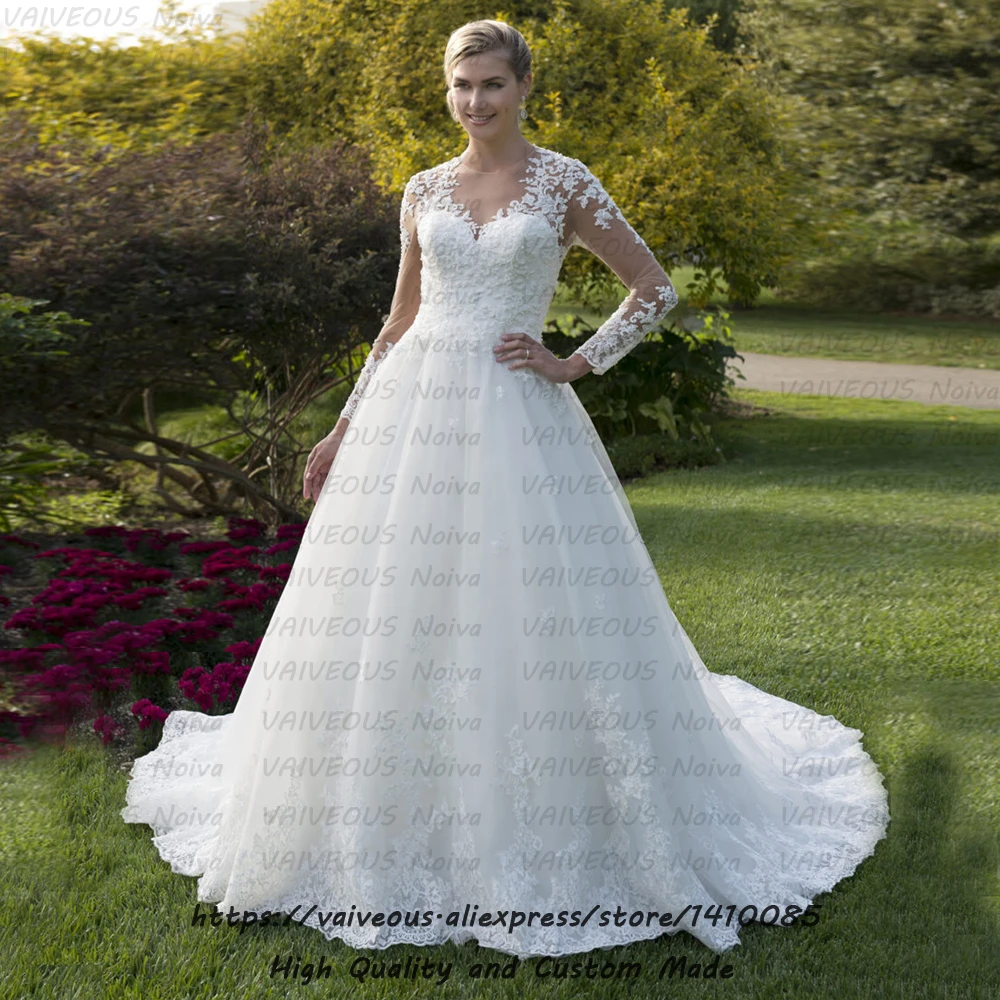 Vestidos de novia белые вышитые бисером платья невесты свадебные сексуальные с