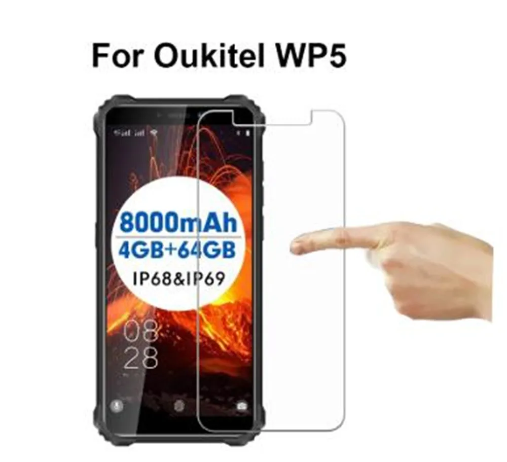 

Закаленное стекло для Oukite WP5 Pro 5,5, защита экрана 9H, взрывозащищенное стекло для смартфона Oukitel WP5 Pro