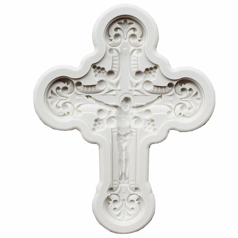 Силиконовая форма для торта с изображением Иисуса на кресте кондитерские