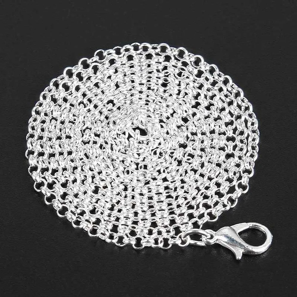 

Men's Necklace Hand-Plated Gold Rose Gold Necklace Chain Hand-made DIY Necklace Bracelet Jewelry Accessories Alloy Chain