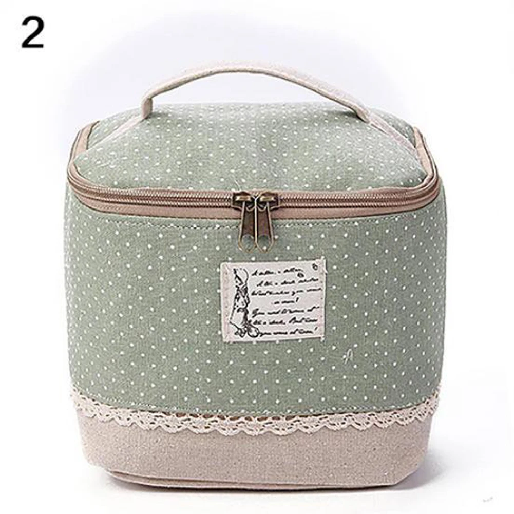 Многофункциональная косметическая сумка с цветочным принтом для макияжа