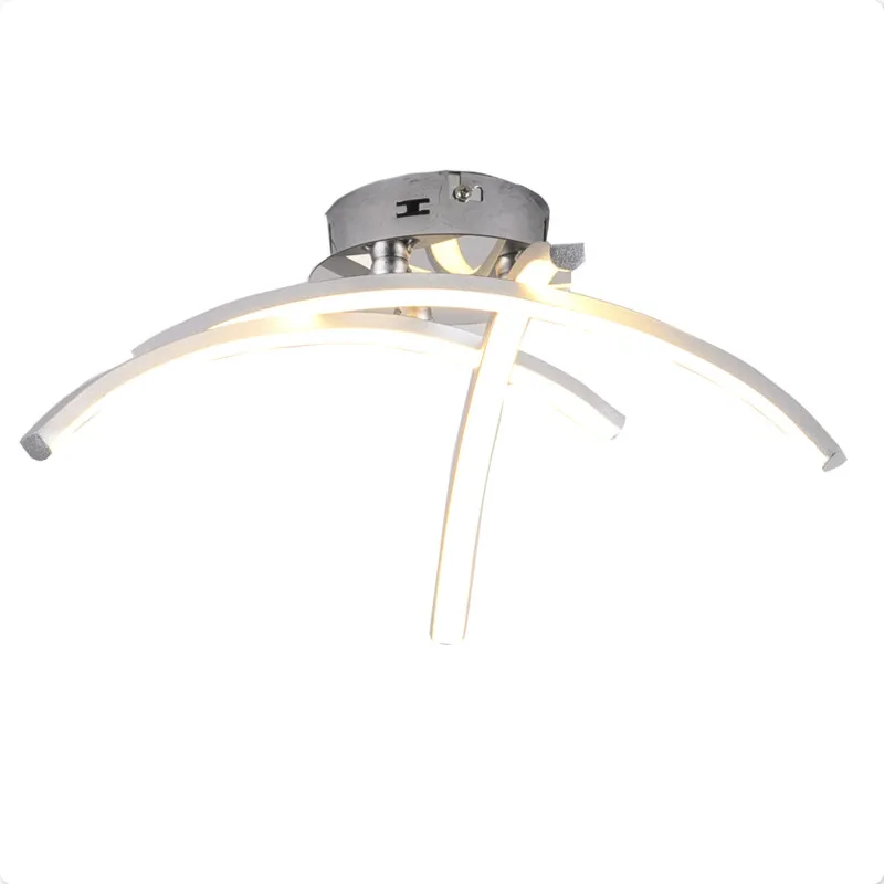 

LED Ceiling Light Forked Shaped Ceiling Lamp for Bedroom Living study Room Decor Lamp Modern Curved Design hanglight