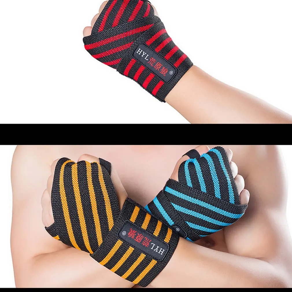 1 пара регулируемый бандаж запястья для тяжелой атлетики поддержка защита от