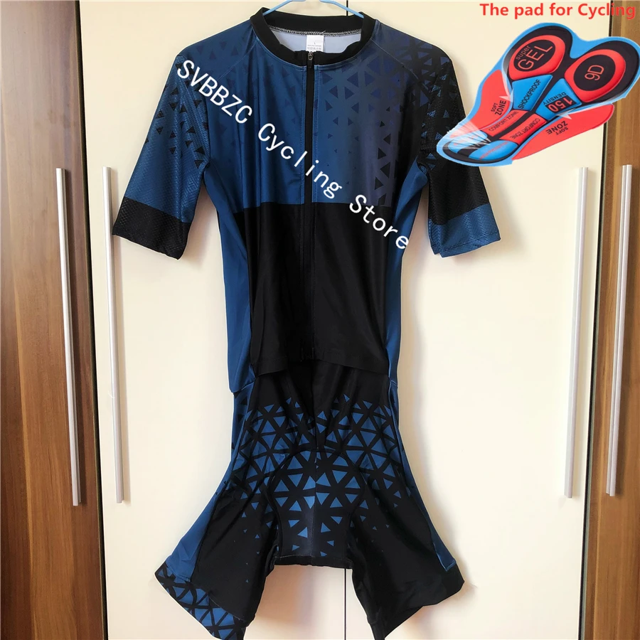 01-Pic Color Мужской спортивный костюм для триатлона, спортивная одежда, Ropa Ciclismo Maillot, Быстросохнущий комплект одежды из Джерси для велоспорта - Цвет: 01-Pic Color