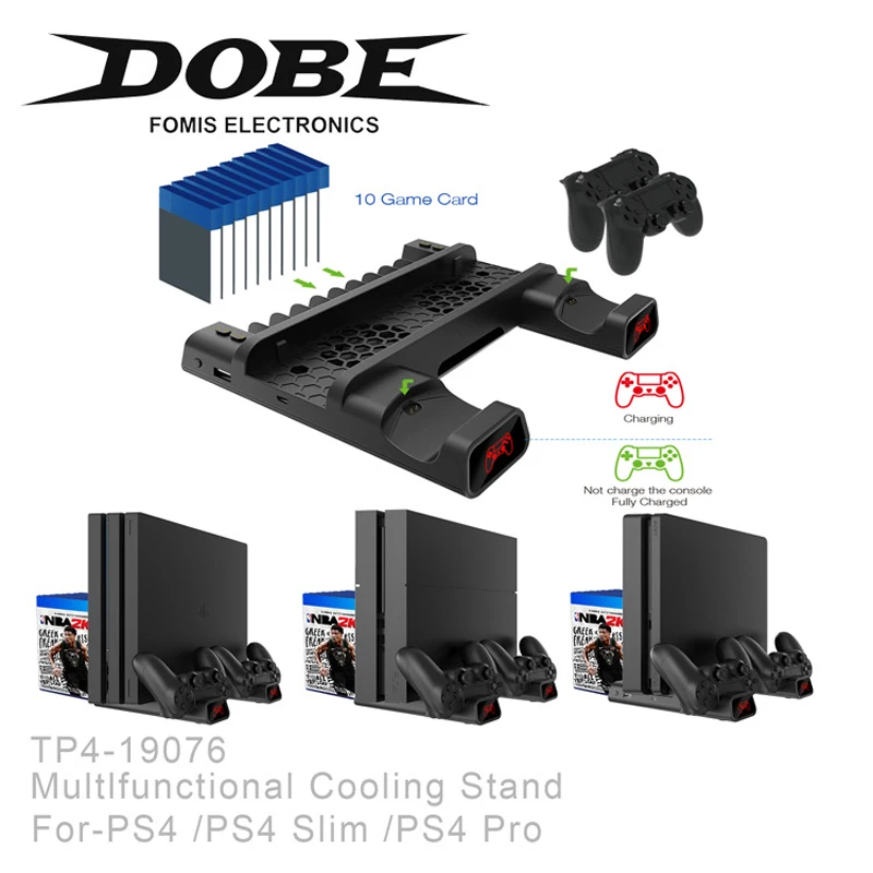 stand fan support for sony ps4 pro slim playstation play station ps 4 game console controller accessories cooler gamepad on base free global shipping