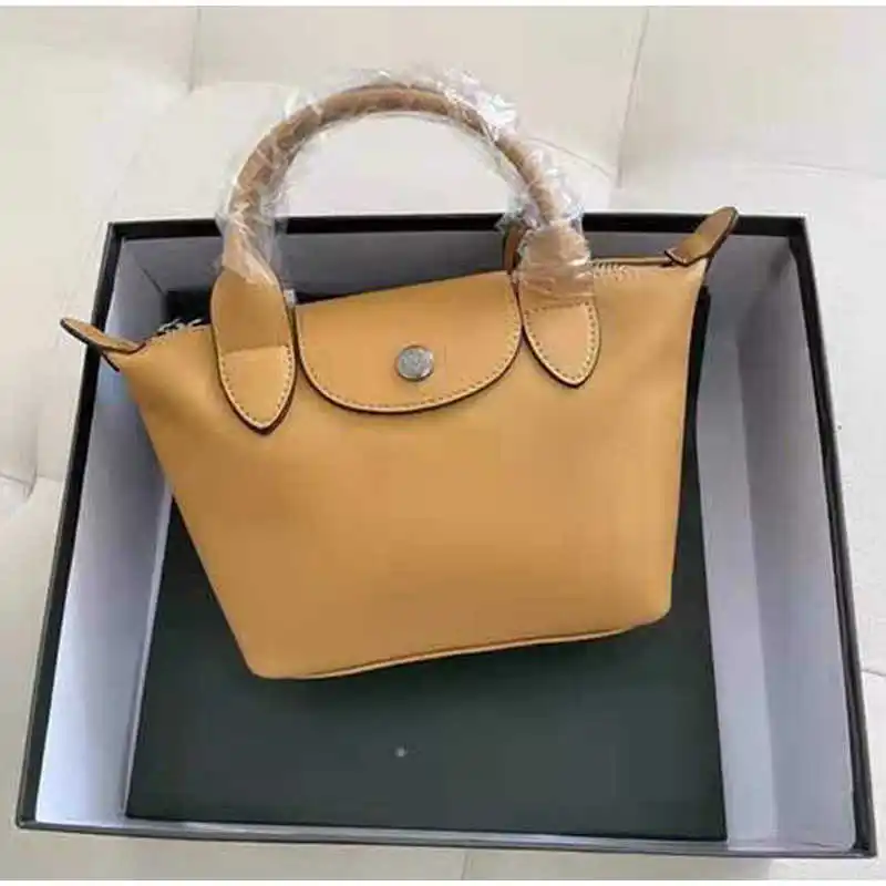 

Fashion Women Genuine Leather Brand Designer Mini Dumpling Bag Crossbody Handbags Candy Color Zipper Opening Hasp Females Bags