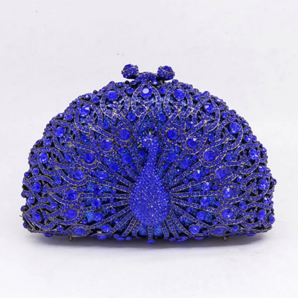 

female Dazzling Silver Diamond Clutch Purse Women Crystal Bags Evening bag Wedding Party Handbag Bridal Metal Minaudiere wallet