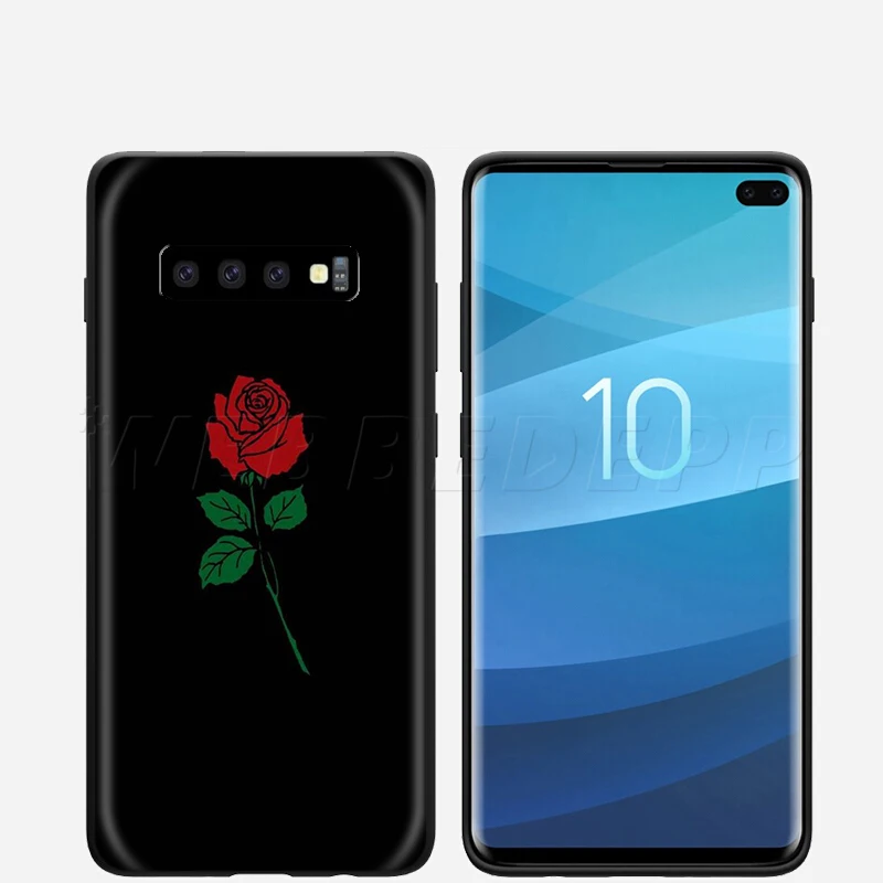 Webbedepp черный эстетичный розовый чехол для Samsung Galaxy A3 A5 A6 Plus A7 A8 A9 J6 M20 A10S A20S A30S A40S
