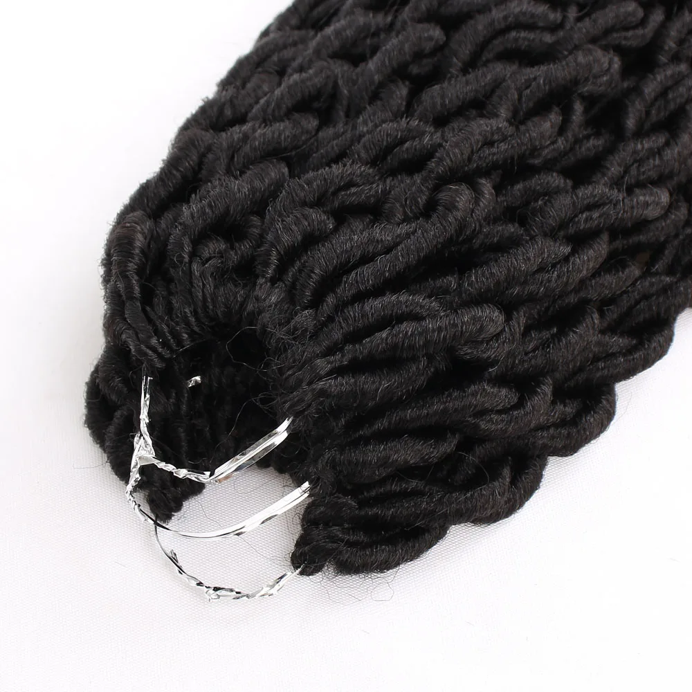 Современные королевские волосы 18 дюймов с эффектом омбре искусственные локоны