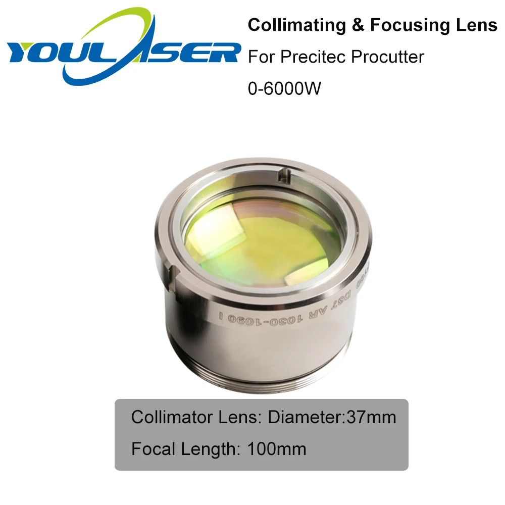 Волоконный лазер Collimating Фокусирующая линза D37 с держателем объектива для Precitec