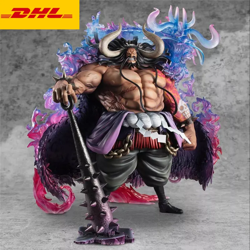 

16" One Piece Statue Four Emperors Bust Beasts Pirates Kaido Full-Length Portrait Original GK Action Figure Toy BOX 40CM X1550