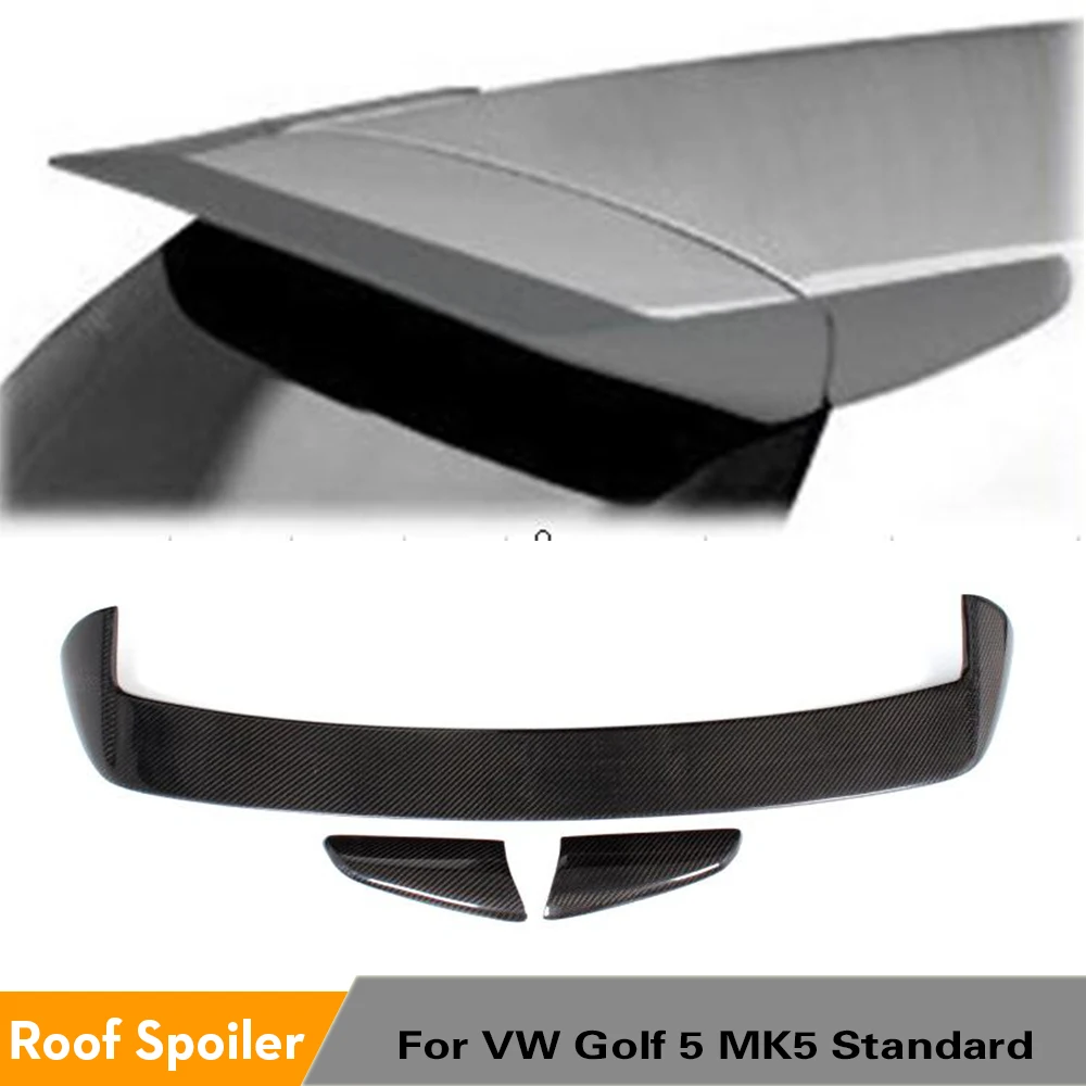 3 шт./компл. Автомобильный задний спойлер из углеродного волокна на крышу бампер