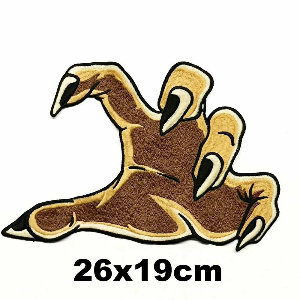 

Accessory large embroidery big claw cartoon patches for clothing AZ-292