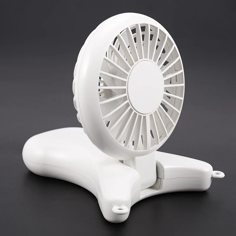 

Hand PeRSonal Fan Handheld Mini Fan Wearable Fan 90 Degree Free Rotation Portable NeCklace Fan for Outdoor Trip,White