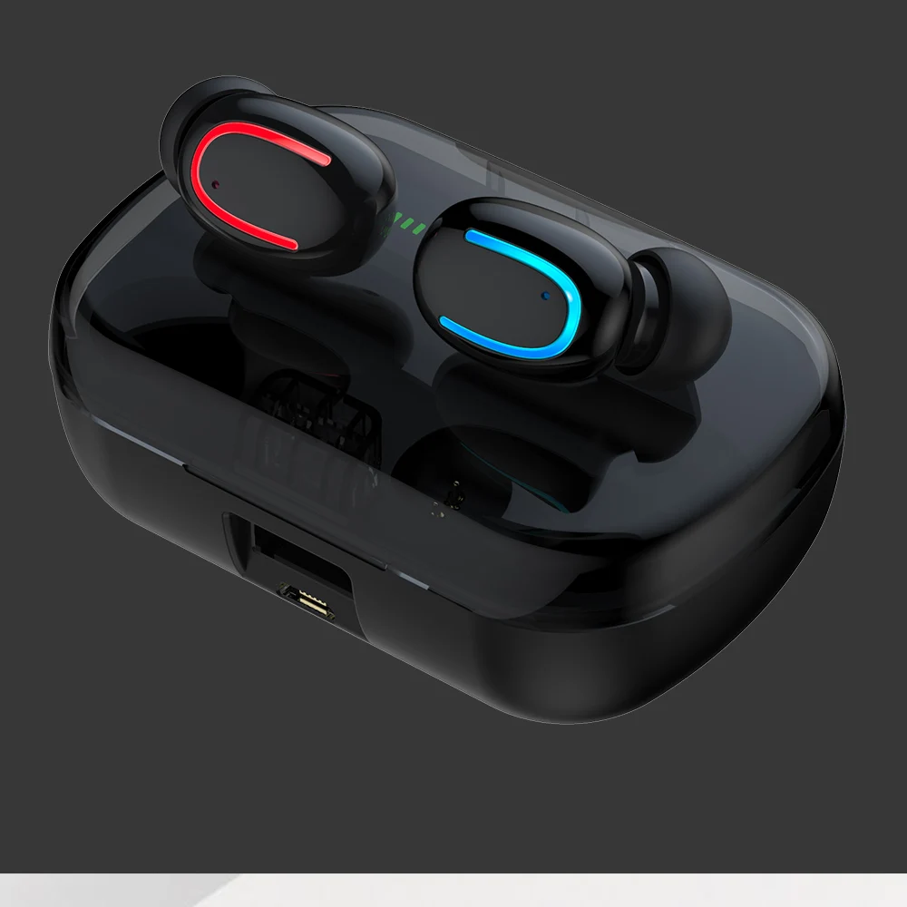 Q82 TWS беспроводные наушники 8D стерео мини Bluetooth наушники 5,0 с двойным микрофоном спортивные водонепроницаемые наушники гарнитура для автоматического сопряжения