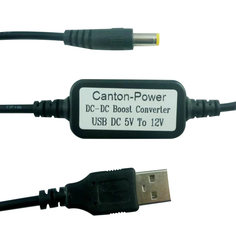

Кабель постоянного тока от 5 В до 12 В USB до постоянного тока 5,5*2,1 мм, Повышающий Модуль напряжения для Wi-Fi маршрутизатора, мобильного питания ...
