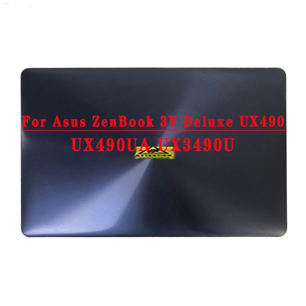 Оригинальный ЖК-экран для Asus ZenBook 3 Deluxe UX490 ux490u UX490UA, стеклянная панель, полная сборка, ЖК-дисплей с крышкой 1920x1080