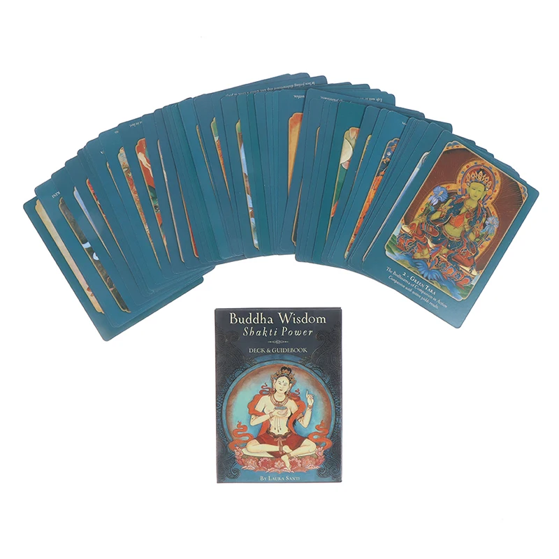 Buddha Wisdom Shakti Power Oracle Card Tarot Card Prophecy Divination Board Game Party Board Game Poker Paper 44PCS