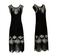 1920s vintage flapper dress downton gatsby charleston fringe sequin prom dresses plus size clothing for women ecoparty