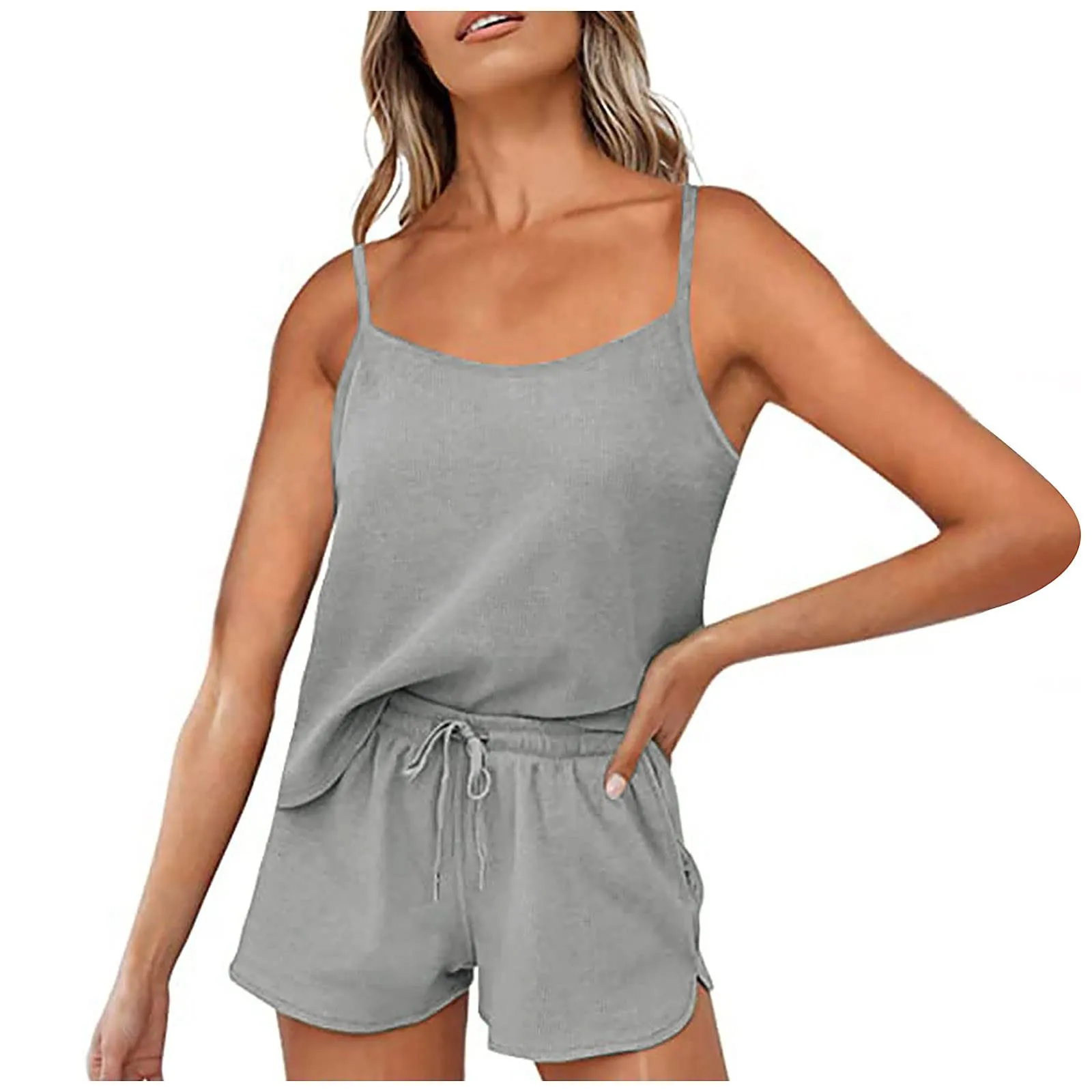 

Deportivo Women's Fashion Two Piece Silk Sleepwear Nightwea Soft Casual Pajamas Sets Women Clothing Pantalones De Muje Plus Size