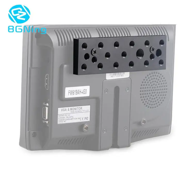 

Монтажная плата BGNing из алюминия батарея камеры DSLR, универсальный держатель для штатива, монитора, стабилизатор, адаптер для фотографии