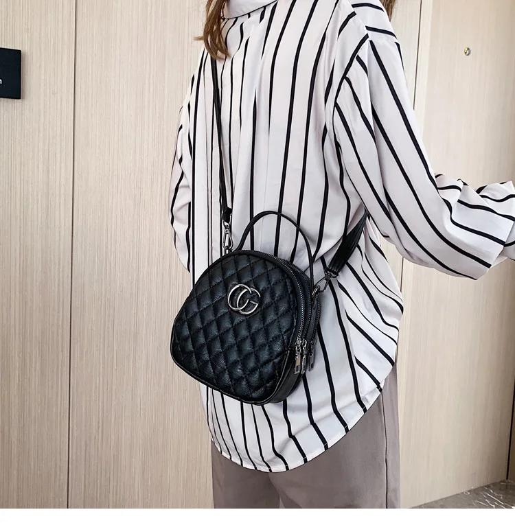 Новая сумка сумки новинка 2019 модная маленькая сумка-мессенджер черная дикая