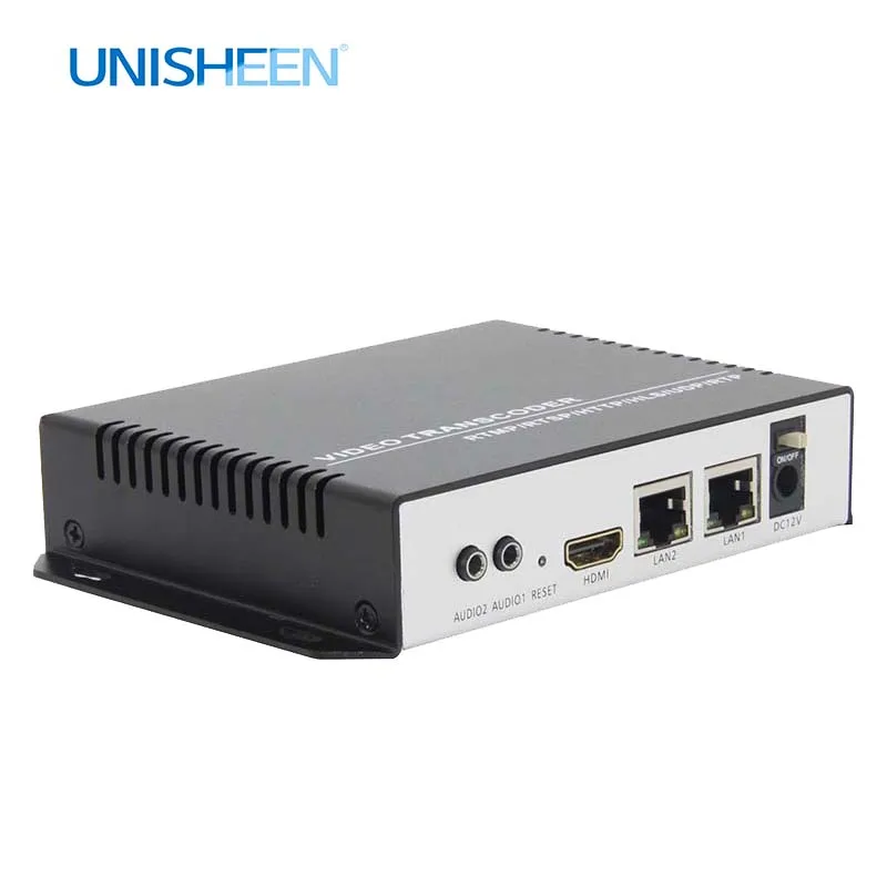Видеокодер Unisheen RTSP SRT RTMPS UDP TS 4K UHD H.265 H.264 IPTV видеокодер HDMI Youtube Facebook Wowza|Карты видео-