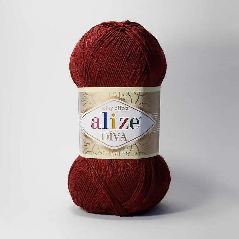 Пряжа Alize Diva | Турция 5x100 гр. упаковка Микрофибра: 100% Бесплатная доставка из РФ Дом