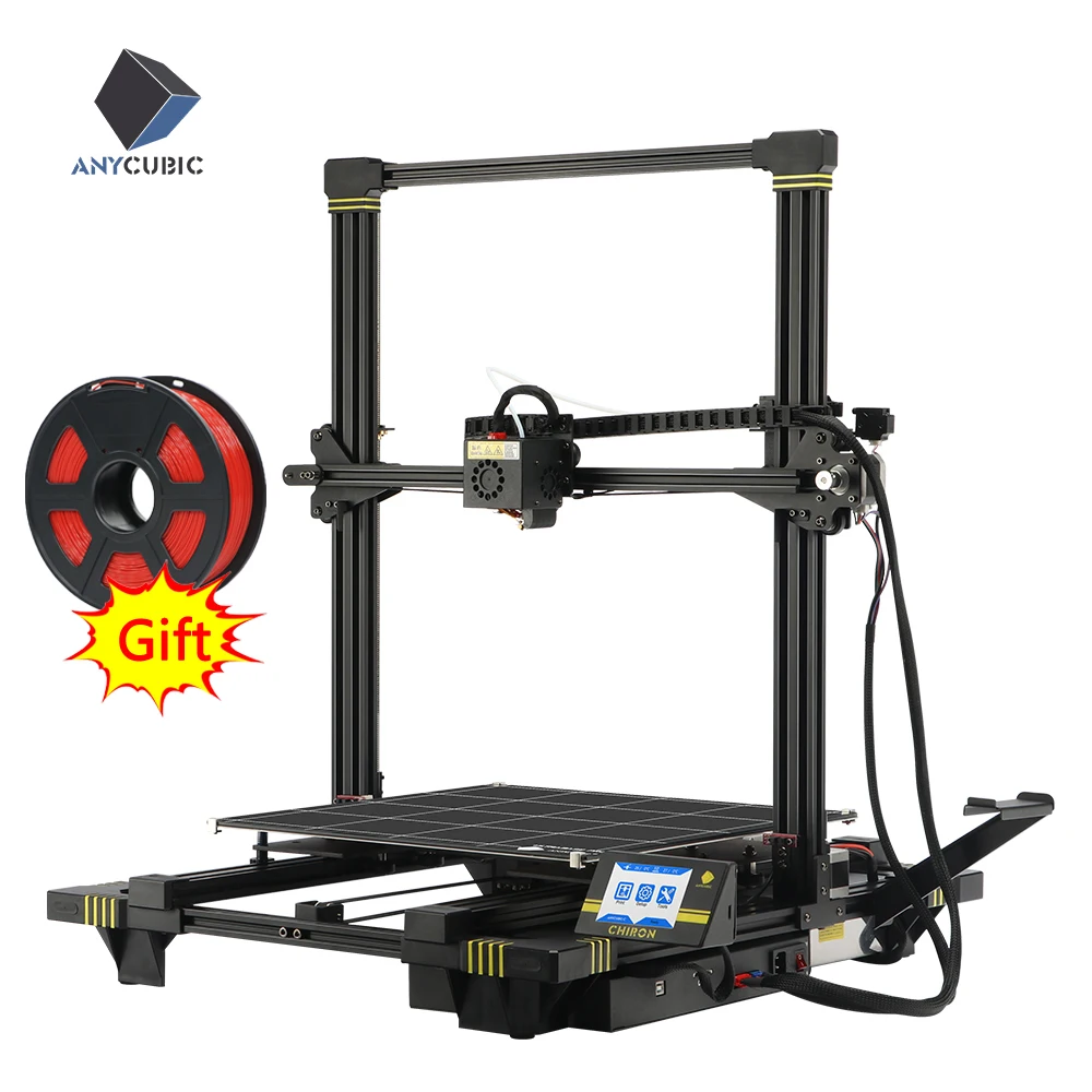 ANYCUBIC Chiron 3d принтер с зажимами огромный объем сборки автоматическое выравнивание PLA нити FDM 3d принтер impressora 3d
