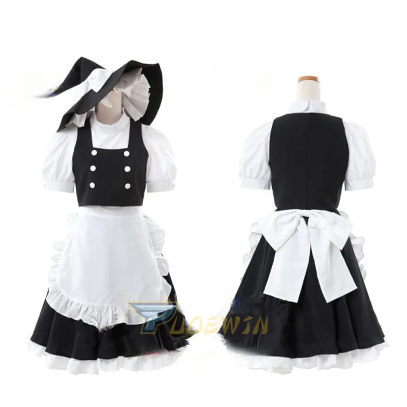 Женский костюм Marisa Kirisame маскарадный из аниме Touhou Project для Хэллоуина|cosplay costume|halloween