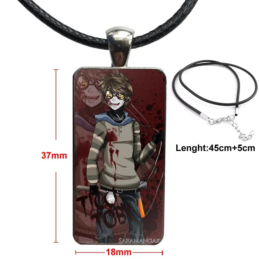 Крутая жуткая подвеска Тоби из стекла ожерелье с кулоном в виде Галактики