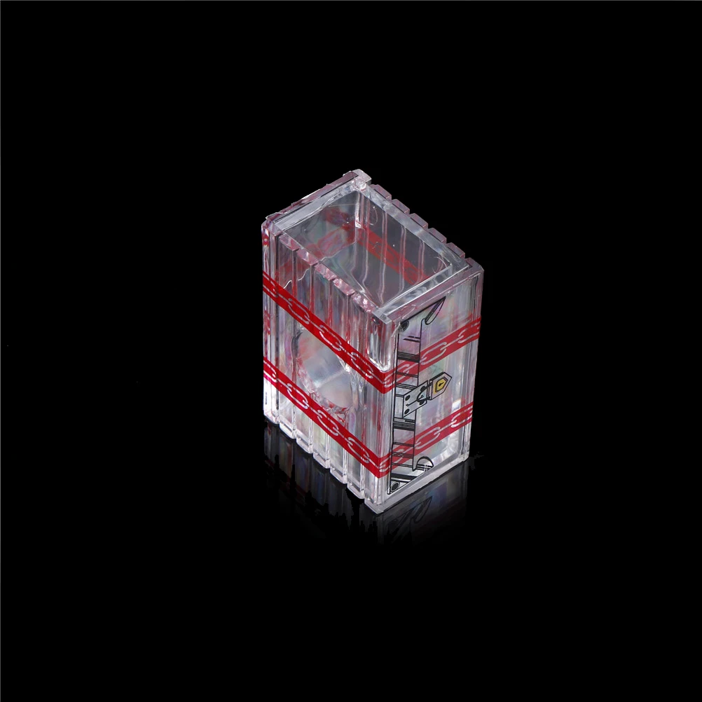 1 Uds. Juguetes cl&aacute;sicos para ni&ntilde;os Caja M&aacute;gica transparente que no se puede abrir en primer plano trucos de magia para ni&ntilde;os-4