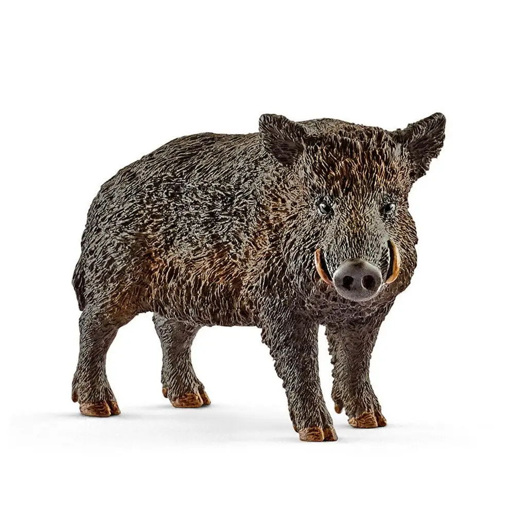 

2.8inch Simulation Animal Toys Wild Life Wild Boar Figurine PVC Figures Wild Boar Model Toys 14783 NEW