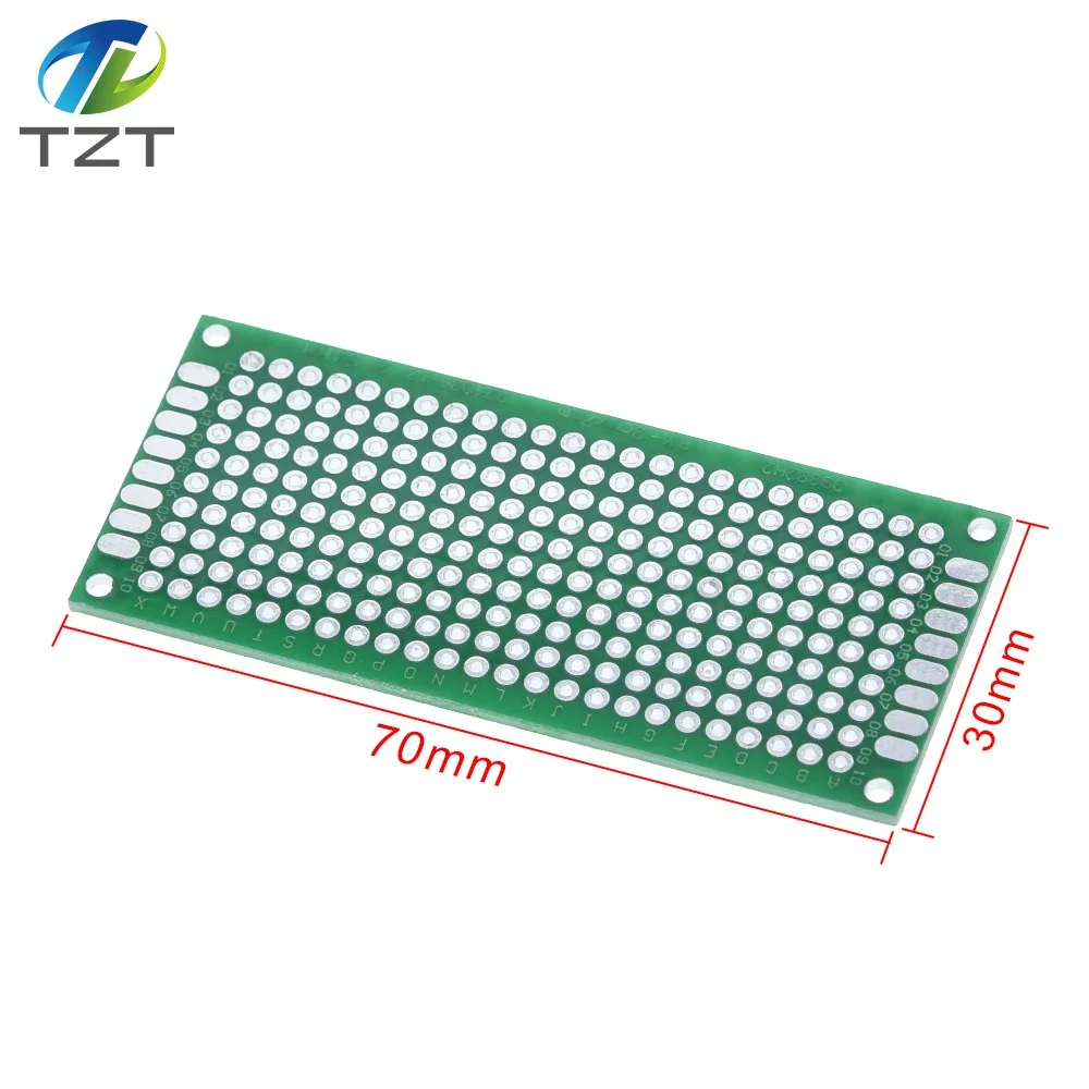 10 шт. двухсторонний Прототип PCB хлеб доска Луженая Универсальная 3x7 см 30x70 мм FR4
