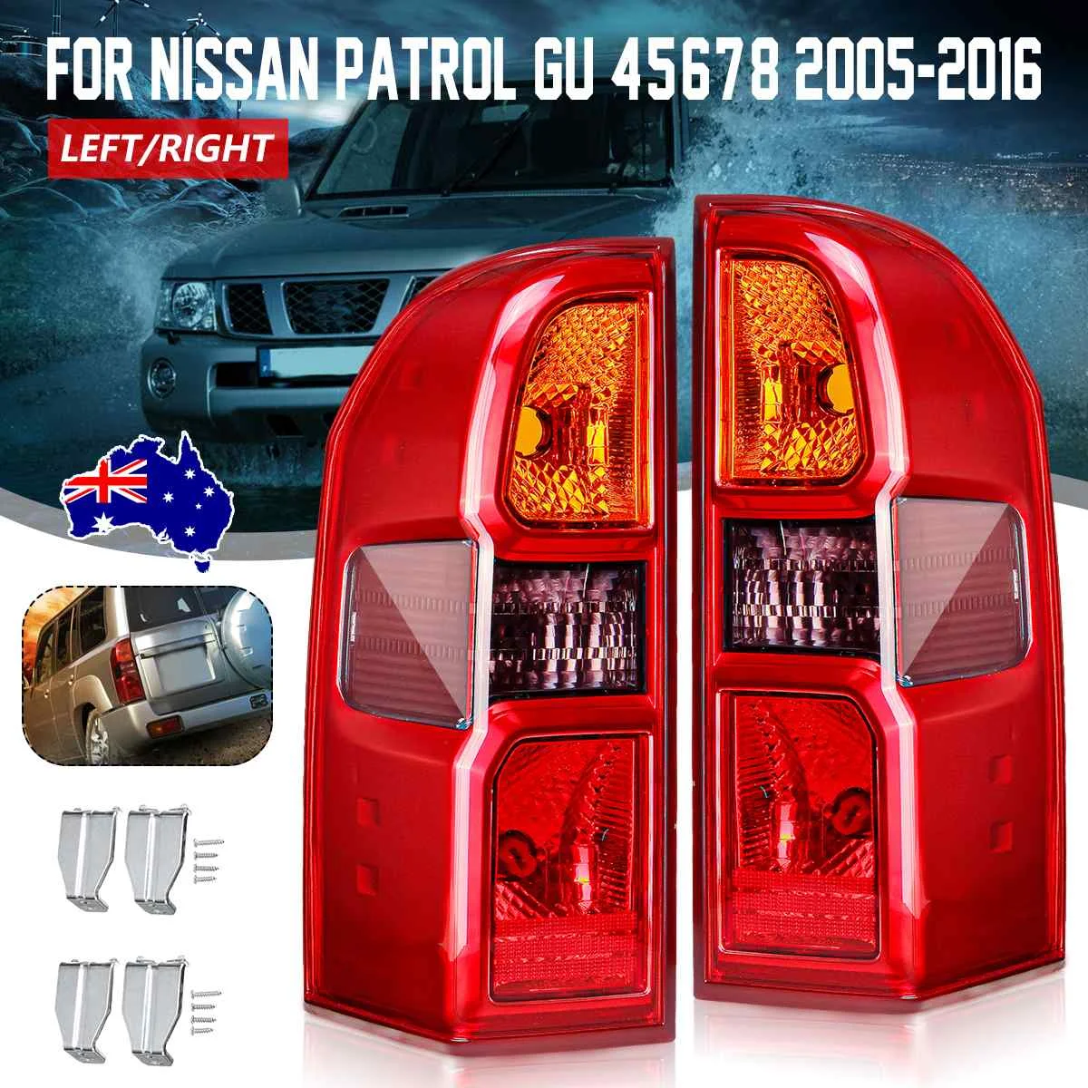 

Задний фонарь, 12 В, для Nissan Patrol GU 4/5/6/7/8 2005 2006 2007 2008 2009 2010 2011 2012 2013-2016