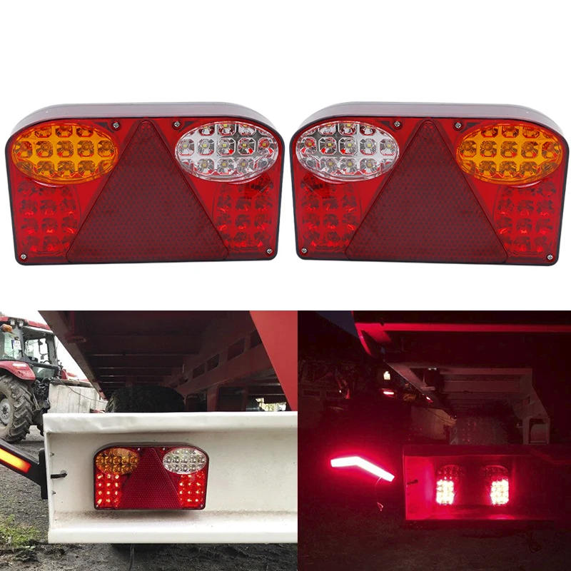 2 шт 12V светодиодный автомобиль задние светильник хвост задний стоп сигнал