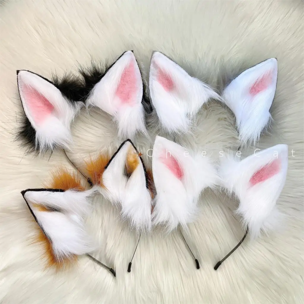 

Большие уши плюшевые животные лисы уши чудовище уши табуи кошка головной убор Фото Опора kc повязка на голову Косплей