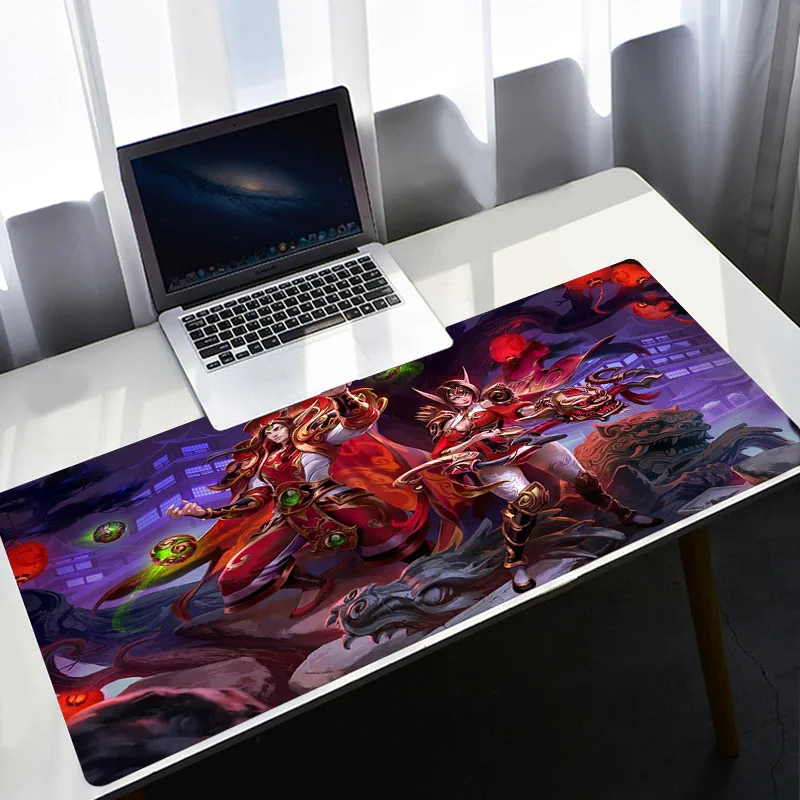 Большой коврик для мыши игровой с надписью Heroes of the Storm компьютерный ПК мышки в